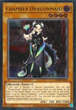 Yugioh Chamber Dragonmaid OP28-EN002 Ultimate Rare - Image 1