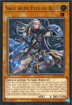 Yugioh Sage with Eyes of Blue OP27-EN001 Ultimate Rare - Image 1