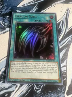 YUGIOH 1ST BLCR-EN003 DRAGON NAILS ULTRA RARE NEAR MINT (NM) - Image 1