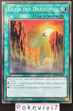 Carte YU-GI-OH! RAVIN DES DRAGONS RA03-FR248 PSR NEUF - Image 1