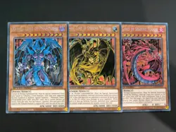Sacred Beasts Speed Duel Secret Rare Bundle SGX3-ENG01,ENG02,ENG03 1st Ed Yugioh - Image 1