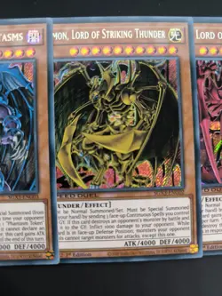 Sacred Beasts Speed Duel Secret Rare Bundle SGX3-ENG01,ENG02,ENG03 1st Ed Yugioh - Image 3
