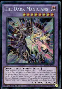 1x The Dark Magicians (PCR) - 1st Editi NM Eng YuGiOh - Quarter Century Stampede - Image 1