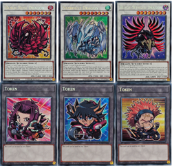 Yugioh 5ds PROMO PACK Chibi Art L5DD Stardust Dragon Black Rose Token Secret - Image 1