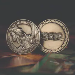 Yu-Gi-Oh! Blue-Eyes White Dragon Coin - Limited Edition Collector's Item - Image 4