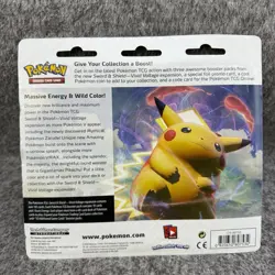 ✅Pokemon TCG SWSH Vivid Voltage 3-Pack Blister Sobble Promo Card Lugia SEALED - Image 2