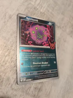 087/132 Spiritomb League Stamped Halloween Play Pokemon TCG Holo Card Promo - Image 1