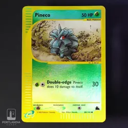 Pokemon - Pineco Reverse Holo - 86/144 - Skyridge - WoTC - e-Series Card - NM/M - Image 2