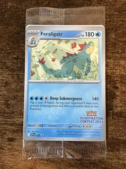 Pokemon TCG Illustration Contest 2024 Promo Cards SEALED (All 3 Promos) - Image 1