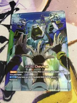 Gundam card Game AGE Device R+ Dual impact GD02-103 parallel - Image 1
