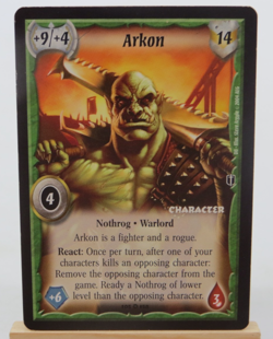 WARLORD Saga of the Storm CCG Nothrog Character Card ARKON 105/158 - Image 1