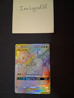 Pokemon TCG Rowlet Alolan Exeggutor Tag Team GX Unified Minds Holo Card 237/236 - Image 1