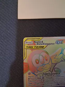 Pokemon TCG Rowlet Alolan Exeggutor Tag Team GX Unified Minds Holo Card 237/236 - Image 3