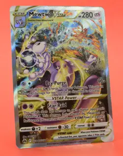 Pokemon English TCG Card Crown Zenith Galarian Gallery GG44/GG70 Mewtwo VSTAR - Image 3
