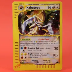 Pokemon TCG English Card Skyridge Crystal Kabutops 150/144 Standard Secret Holo - Image 1