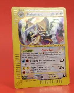 Pokemon TCG English Card Skyridge Crystal Kabutops 150/144 Standard Secret Holo - Image 3