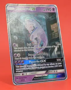 Pokemon TCG English Card Shining Legends Test Tube Mewtwo GX 78/73 Full Art - Image 3
