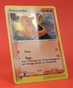 Pokemon TCG English Card ex Dragon Charmander 98/97 Secret Holo Rare - Image 3