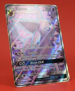 Pokemon TCG English Card Sun & Moon Espeon GX 140/149 Full Art - Image 3
