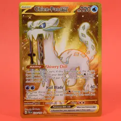 Pokemon English TCG Card PAL EN Paldea Evolved Chien-Pao ex 274/193 Full Art - Image 1
