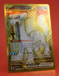 Pokemon English TCG Card PAL EN Paldea Evolved Chien-Pao ex 274/193 Full Art - Image 3