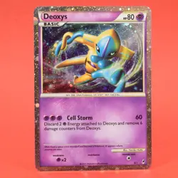 Pokemon TCG English Card Call of Legends Shining Deoxys SL1 Secret Holo Rare - Image 1