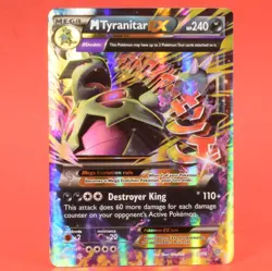 Pokemon TCG English Card Ancient Origins Holo M Tyranitar EX 43/98 Standard Size - Image 1