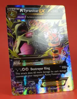 Pokemon TCG English Card Ancient Origins Holo M Tyranitar EX 43/98 Standard Size - Image 3