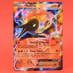 Pokemon TCG English Card Plasma Storm Moltres EX 14/135 Holo - Image 1