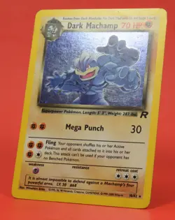 Pokemon TCG English Card Team Rocket 10/82 Dark Machamp Holo Rare - Image 4