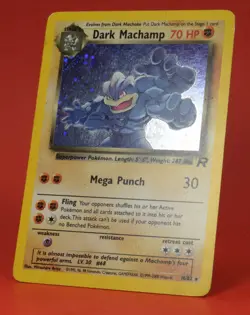 Pokemon TCG English Card Team Rocket 10/82 Dark Machamp Holo Rare - Image 5