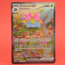 Pokemon English TCG Card MEW EN 151 Venusaur ex 198/165 Full Art - Image 1