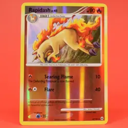 Pokemon TCG English Card Platinum Arceus Reverse Holo Rapidash 47/99 - Image 1