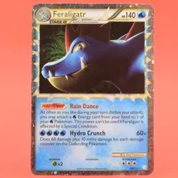 Pokemon TCG English Card Heart Gold Soul SilverFeraligatr Prime 108/123 Holo - Image 1