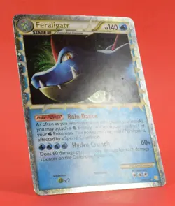 Pokemon TCG English Card Heart Gold Soul SilverFeraligatr Prime 108/123 Holo - Image 3