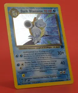Pokemon TCG Card English Team Rocket Dark Blastoise 3/82 Holo Rare - Image 3