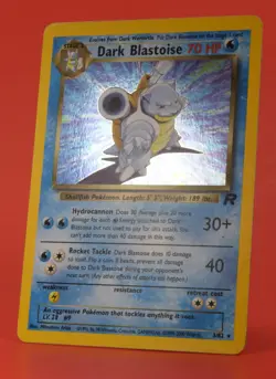 Pokemon TCG Card English Team Rocket Dark Blastoise 3/82 Holo Rare - Image 5