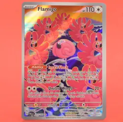 Pokemon English TCG Card PAL Paldea Evolved Flamigo 227/193 Full Art - Image 1