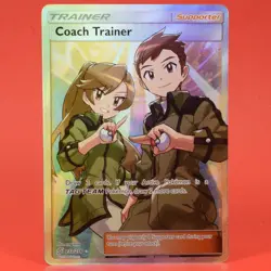Pokemon English TCG Card Unified Minds Coach Trainer 233/236 Full Art - Image 1