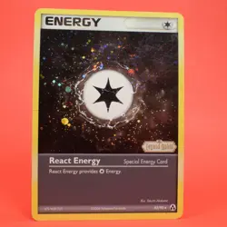 Pokemon TCG English Card ex Legend Maker React Energy 82/92 Reverse Holo Stamped - Image 1