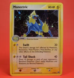Pokemon TCG English Card ex Emerald Manectric 7/106 Holo Rare - Image 1