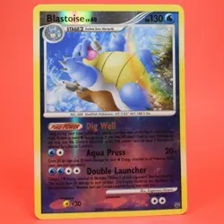 Pokemon TCG English Card Platinum Set Blastoise 2/127 Reverse Holo Rare - Image 1