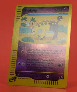 Pokemon TCG Card English e-Series Skyridge Girafarig 58/144 Reverse Holo - Image 4