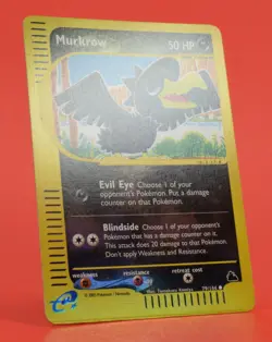 Pokemon TCG Card English e-Series Skyridge Murkrow 79/144 Reverse Holo - Image 3