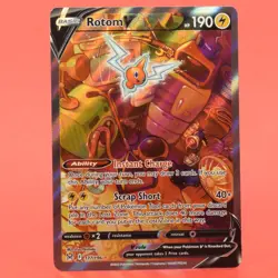 Pokemon English TCG Card Lost Origin Rotom V 177/196 Full Alternate Art - Image 1