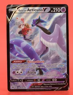 Pokemon English TCG Card Astral Radiance Trainer Gallery Articuno V TG16/TG30 - Image 1