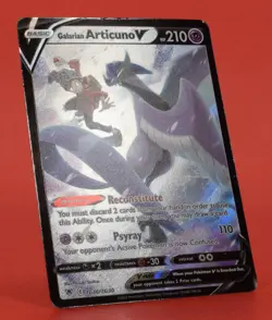 Pokemon English TCG Card Astral Radiance Trainer Gallery Articuno V TG16/TG30 - Image 3