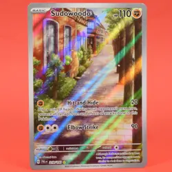 Pokemon English TCG Card PAL Paldea Evolved Sudowoodo 219/193 Full Art - Image 1