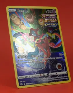 Pokemon English TCG Card Crown Zentih Galarian Gallery GG12/GG70 Deoxys Full Art - Image 3