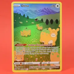 Pokemon English TCG Card Crown Zentih Galarian Gallery GG22/GG70 Ditto Full Art - Image 1